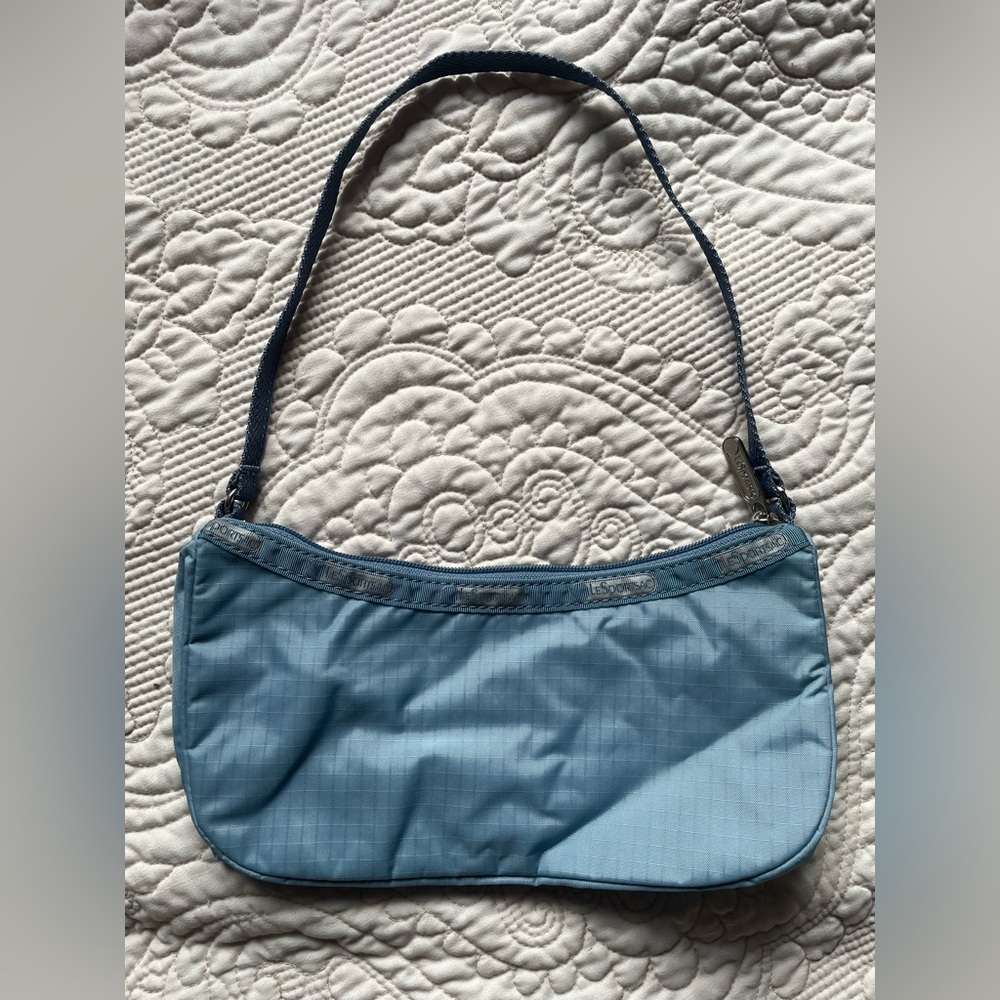 Small light blue LeSportsac shoulder bag